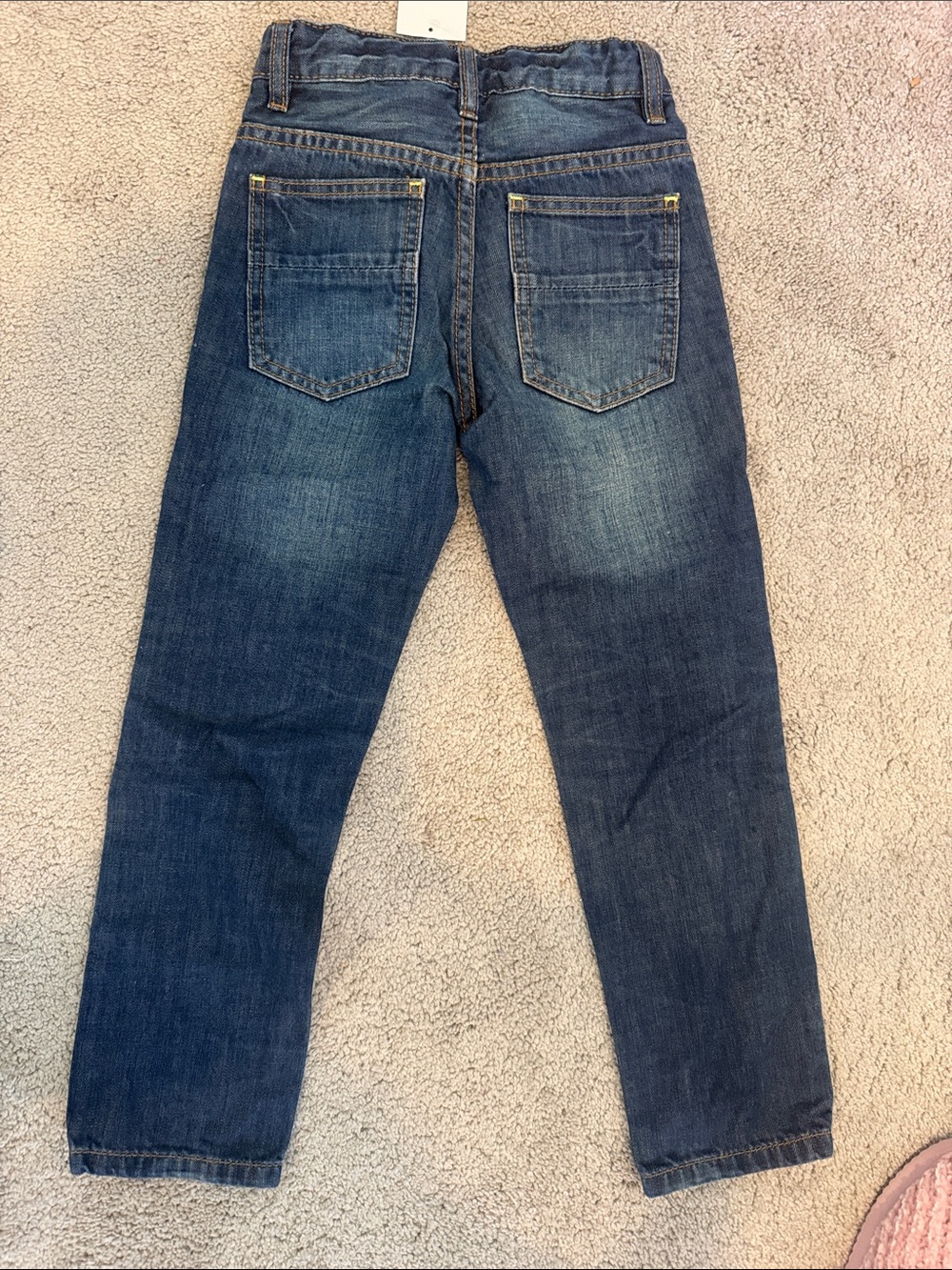 Mini Boden Blue Straight-Leg Jeans - Picture 4 of 4